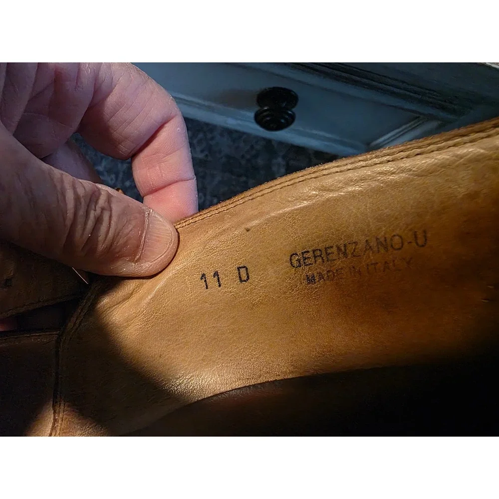 Bally Gerenzano-U Vtg Fisherman Sandals Italy Huarahe 11 D Leather Quiet Luxury
